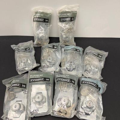 81 10 everbilt 4 12in key locking hasp in package