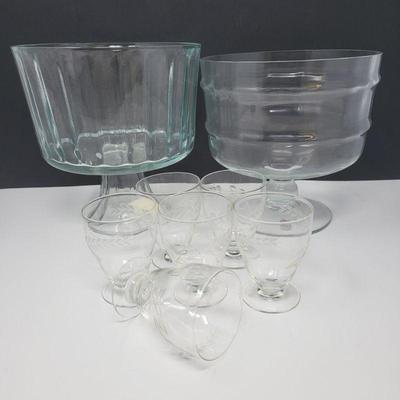 90 crystal parfait bowls dessert cups romania