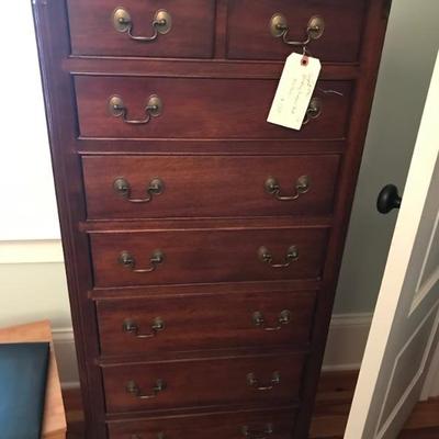Leopold Stickley lingerie chest $550
25 X 17 X 51"