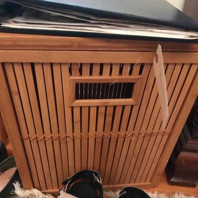wooden storage box $44
