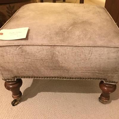 leather ottoman on coasters $250
24 X 24 X 18"