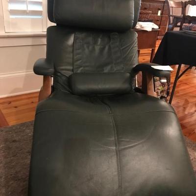 heather green recliner $599