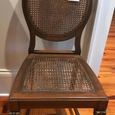 caned side chair $125
