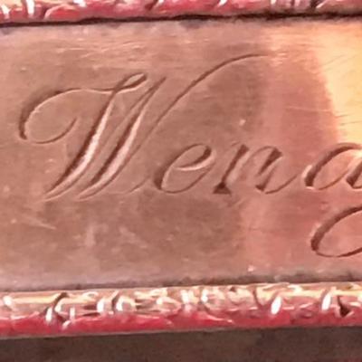 napkin ring 6 ounces sterling $150