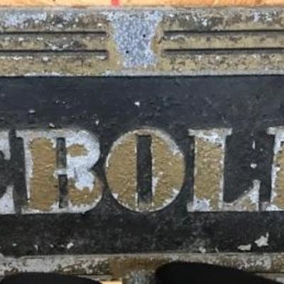 1880's department sore sign from Chicago $110