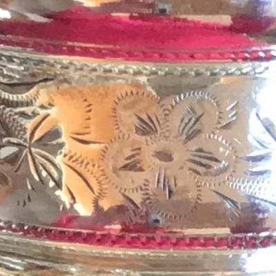 napkin rings 8 oz. sterling each $190 each