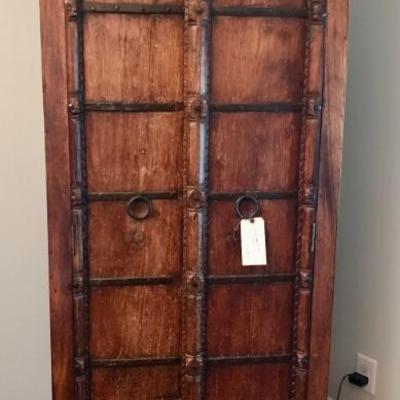 Cabinet with Indonesian doors $395
31 X 15 X 77"