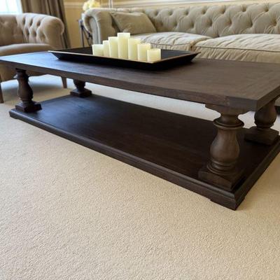 Restoration Hardware Balustrade Coffee Table