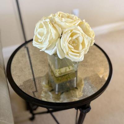 Ballard Designs Olivia Mirrored Side Table