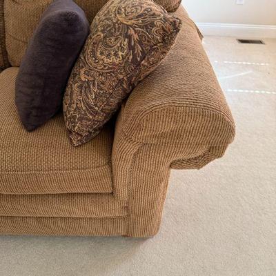 Bassett Sofa with Matching Club Chair