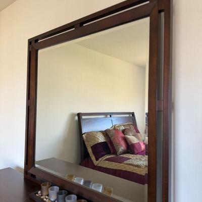 Queen Bedroom Set- Queen bed, dresser with mirror and one nightstand.  All excellent condition 