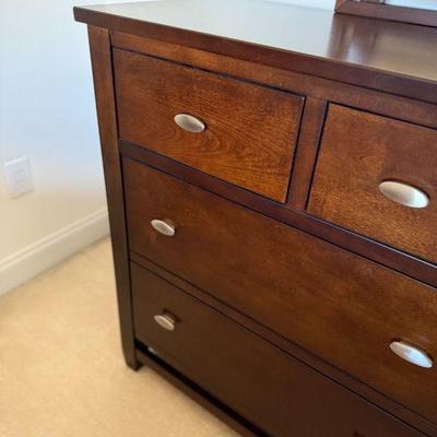 Queen Bedroom Set- Queen bed, dresser with mirror and one nightstand.  All excellent condition 