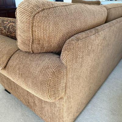 Bassett Sofa with Matching Club Chair