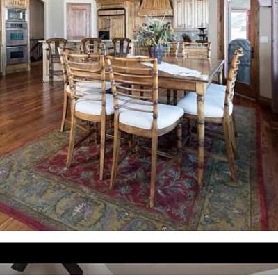 Rug is excluded from sale