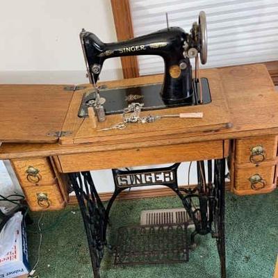 Antique Singer sewing machine