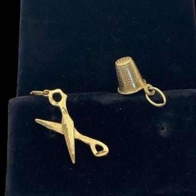 14K charms