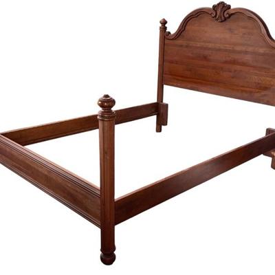 Queen Wooden Bed