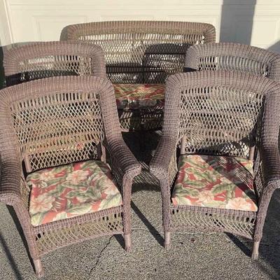 Outdoor Wicker Set