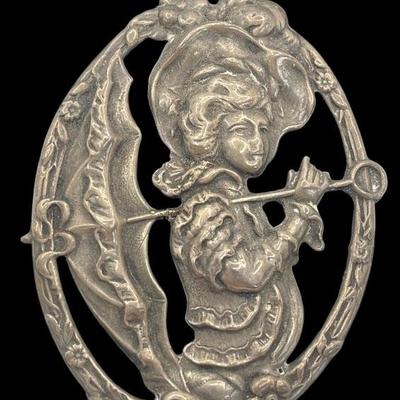 Sterling silver pin