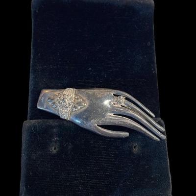 Sterling silver vintage pin