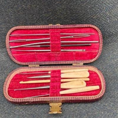Antique sewing tools 