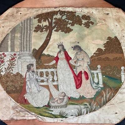 Antique Needle Painting