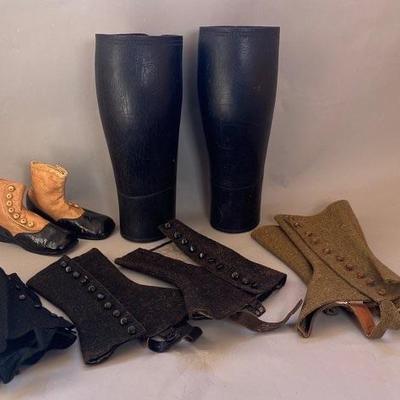 Spats and button boots