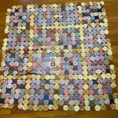 Antique Yo Yo Quilt 