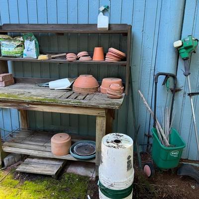 Gardening equipment & pots