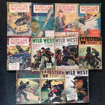 Popular Mechanics, Wild West & Western Story Collectibles