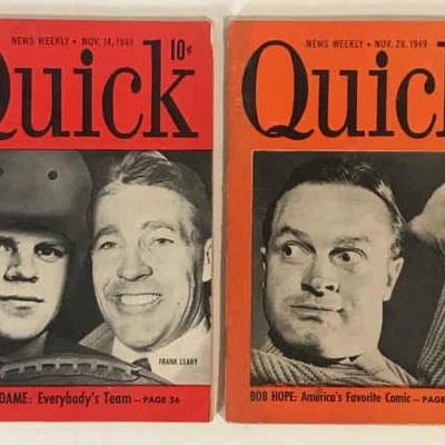 “Quick” Vintage News Pocket Books 1949