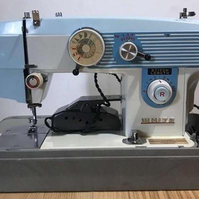 White Sewing Machine 