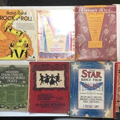 Vintage Song Books & Sheet Music