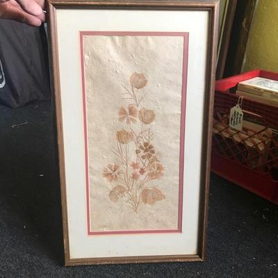 Madagascar Pressed Flowers Art