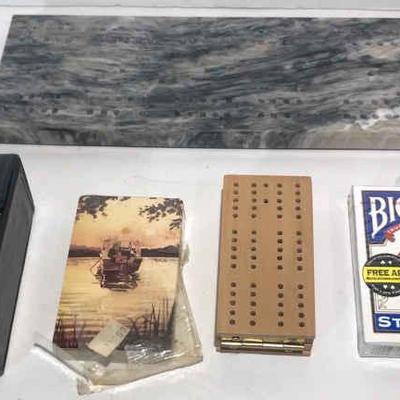 Marble & Mini Cribbage Boards