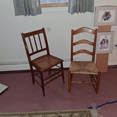 Antique Rocker and Chair