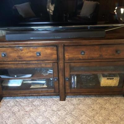 Tv Console, solid wood priced to move