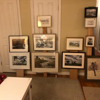 Art Lots  Discount Taken on All Framed Art