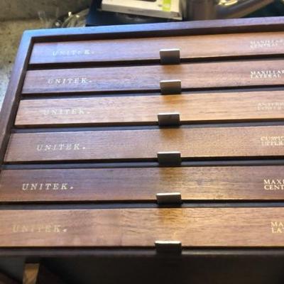 Unitek Dental Tool Box view so you can read the words embossed on the front
