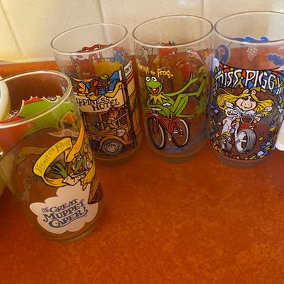 Vintage 1981 The Great Muppet Caper Drinking Glasses