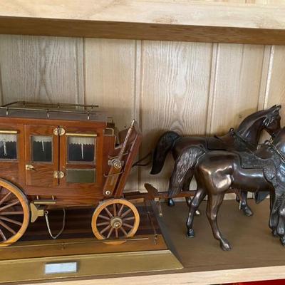 Vintage Wood Stagecoach