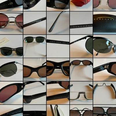 All the top designer names vintage glasses - may not be cheap yet great specs- Porsche, Dior, Serengeti, Armani, Prada