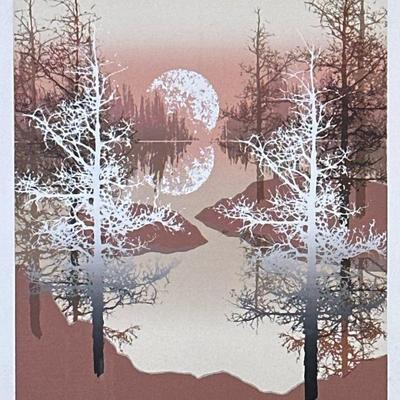 JAMES HAGEN (b. 1927), PRINT | Oak Hills. Lithograph. 17.5 x 14.5 in. Sight. Signed, titled, and numbered “302/375” on bottom - h. 25.25...