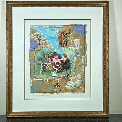 ALEXANDER (1959-2006) & WISSOTSKY (1959-2008) SERIGRAPH | Lake Caroline. Serigraph print 20.5 x 17 in. Sight. Pencil signed &...