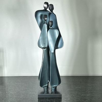 BORIS KRAMER (CANADA 1969-) | “Family” cast steel structure by Boris Kramer. - h. 23.5 x w. 6 x d. 6 in

