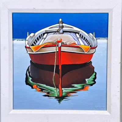 IGOR MEDVEDEV (Ukrainian/Russian 1931-2015) SERIGRAPH | Beloved. Serigraph on canvas . 123 x 12 in. Canvas. Signed lower right, labeled...