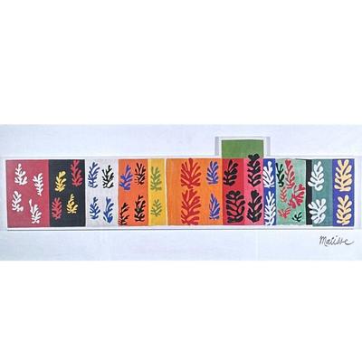 HENRI MATISSE (French 1869-1954) LITHOGRAPH | Composition (Les Veloures). Lithograph print. 9 x 35 in. Print. Signed lower right. - h. 16...