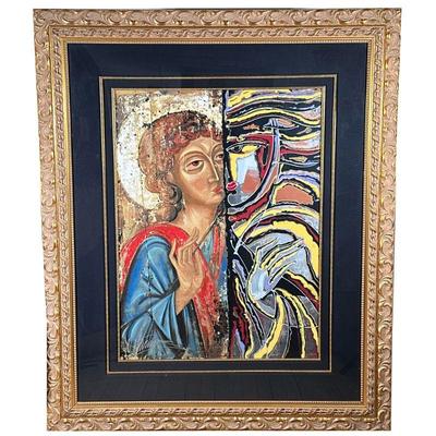 MARTIROS MANOUKIAN (Armenian b. 1947) SERIGRAPH | Yesterday/Today. Serigraph. 36.5 x 27.5 in. sight. Signed & numbered “79/295” on...