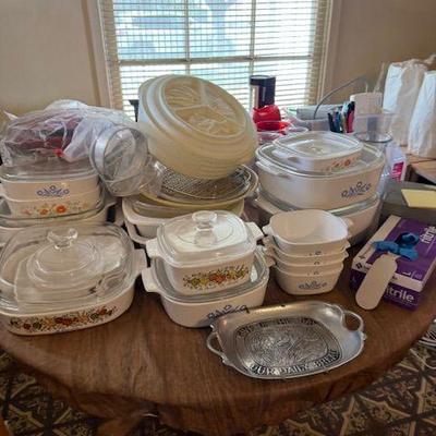 Pyrex, Corning ware and so much more in the kitchen!