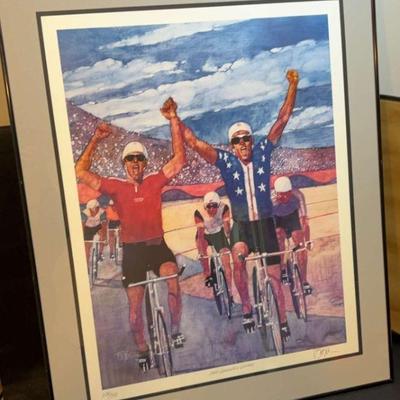 1990 goodwill games artist signed print
